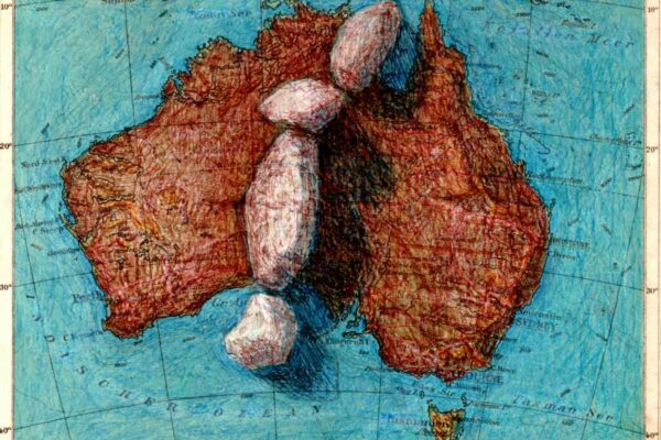 roberto rustichelli. untitled 2012 acrylic color on geografical map cm 15 x 18 roberto rustichelli. untitled 2012 acrylic color on geografical map cm 15 x 18